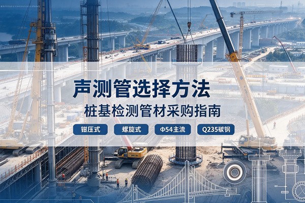卓尼声测管选型标准