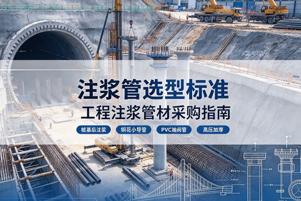 卓尼注浆管选型标准