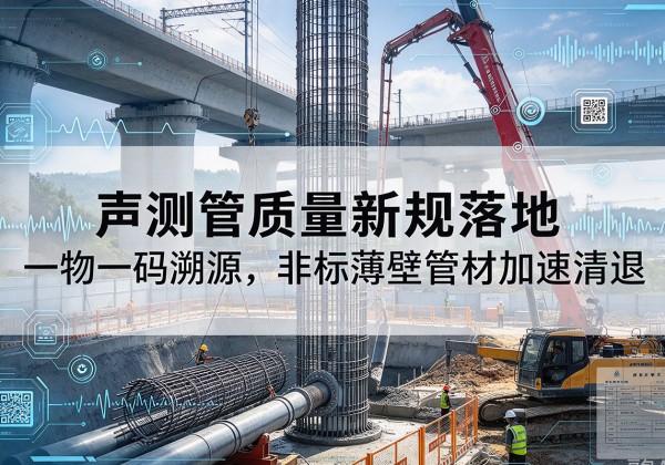 卓尼声测管质量新规落地，一物一码溯源，非标薄壁管材加速清退
